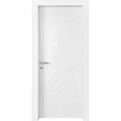 דלת פנים נגד מים פולימרית קשת בענן לבן  דלת פנים נגד מים פולימרית קשת בענן לבן