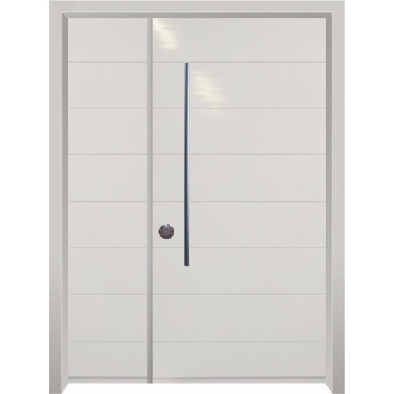 דלת מודרני לבנה כנף וחצי 