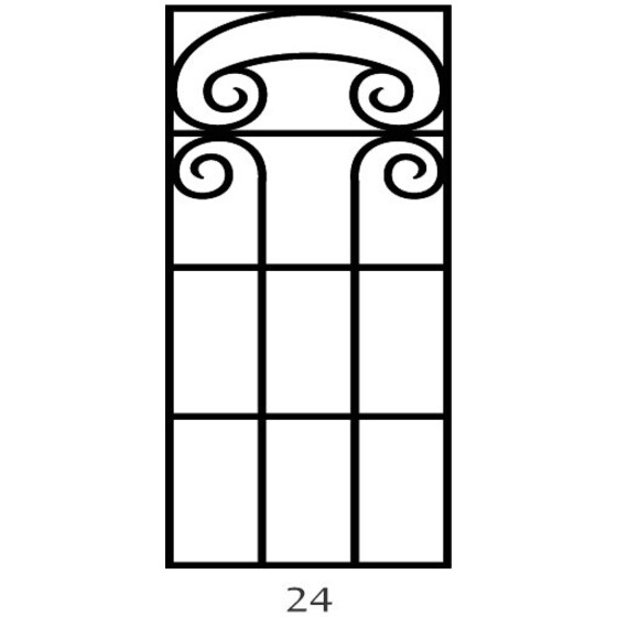 סורג לפלדלת 24