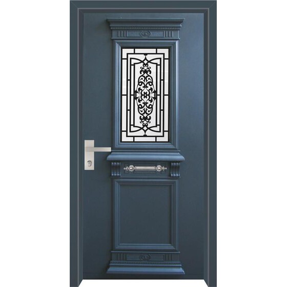דלת חוץ יווני כחול